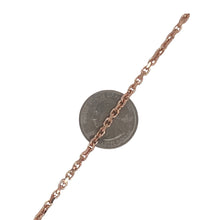 Load image into Gallery viewer, Solid Italian 10K Rose Gold Designer Link Chain 3.25MM 18-28 Inches
