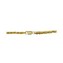 Load image into Gallery viewer, Solid Italian 14K Yellow Gold Byzantine Link Chain 3MM 18-28 Inches
