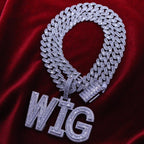 Custom White Gold "WIG" Pendant
