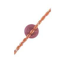 Load image into Gallery viewer, Solid Italian 10K Rose Gold Rope Chain 5MM 16-28 Inches
